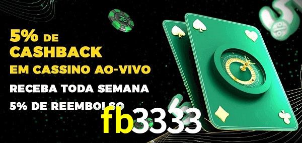 Promoções do cassino ao Vivo fb3333